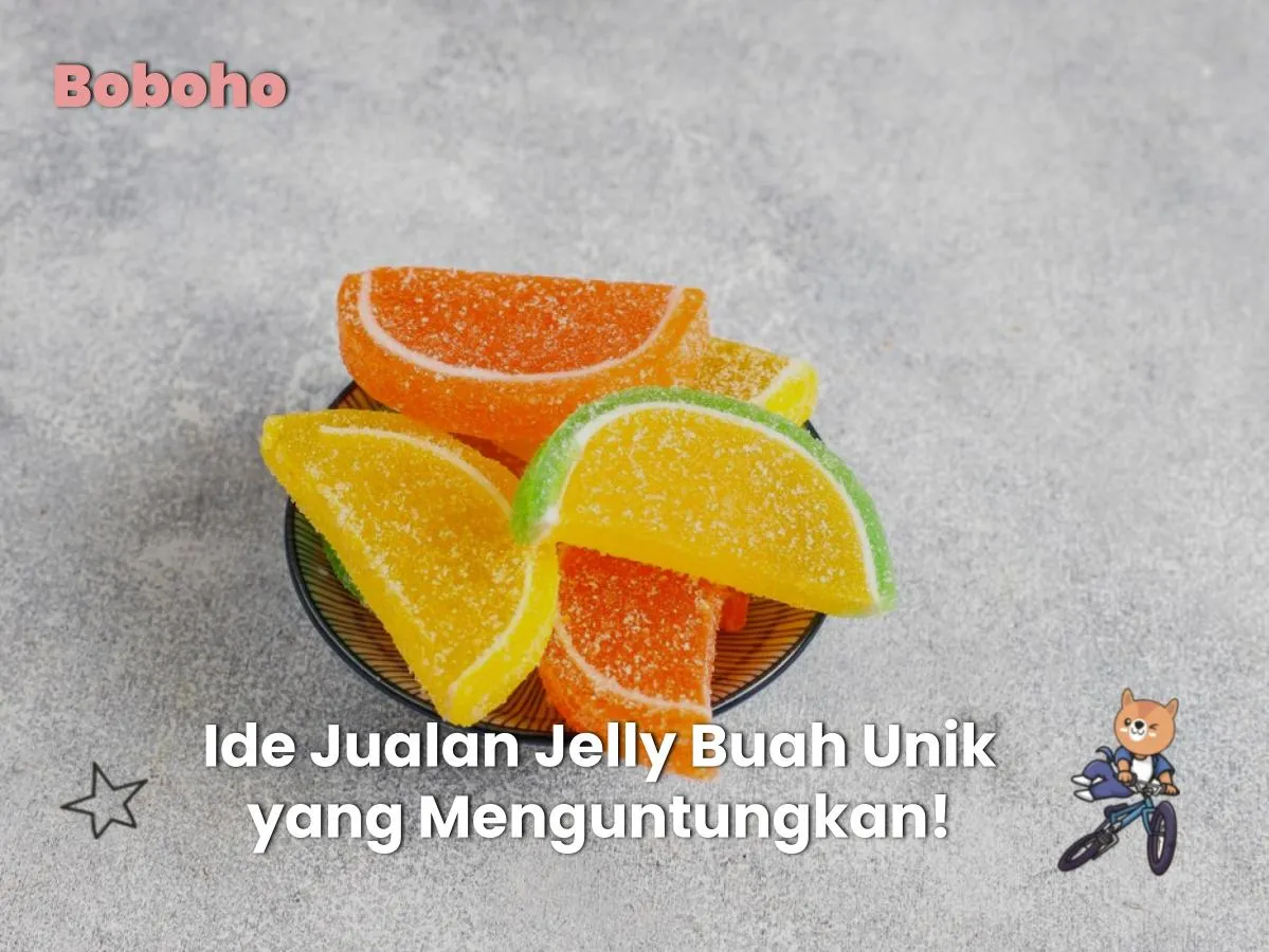 jelly bentuk buah