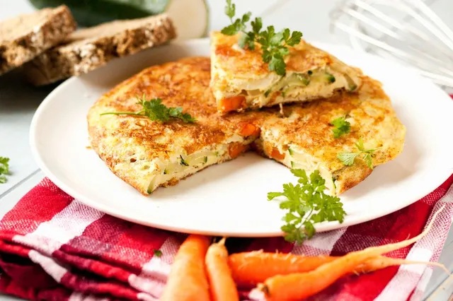 omelet sayur keju