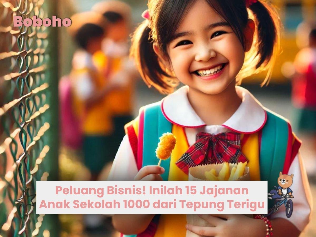 jajanan anak sekolah 1000 dari tepung terigu