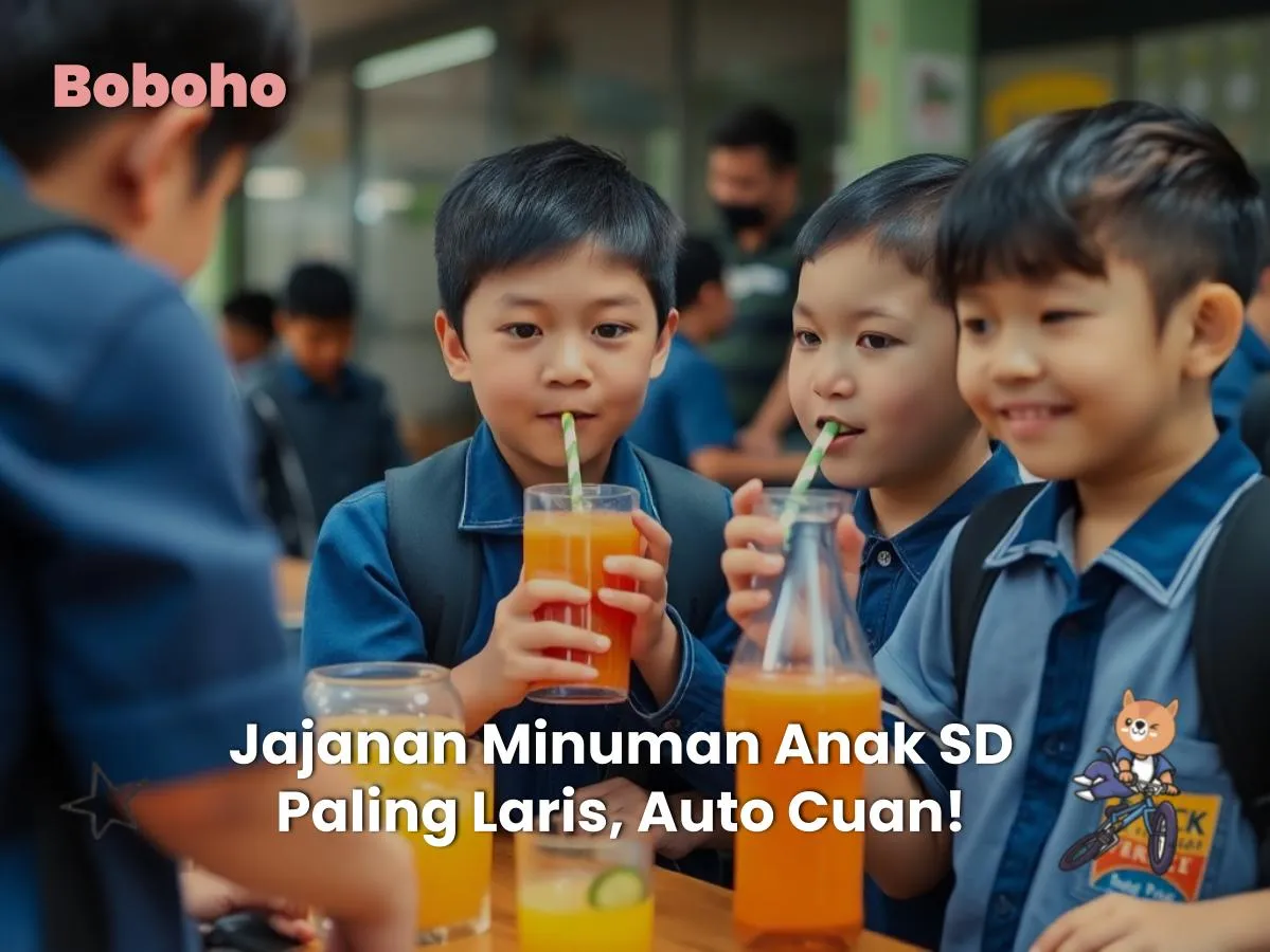jajanan minuman anak sd paling laris