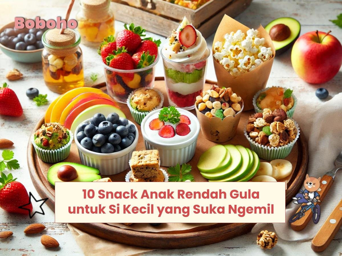 snack anak rendah gula