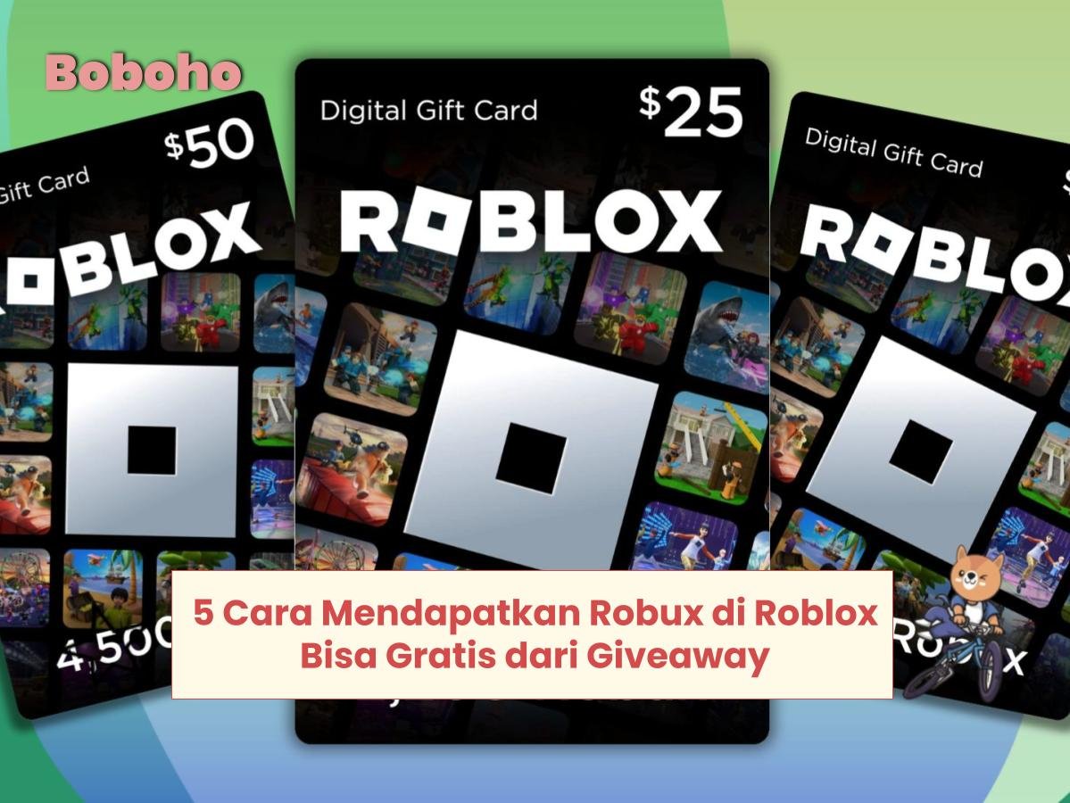 cara mendapatkan robux di roblox