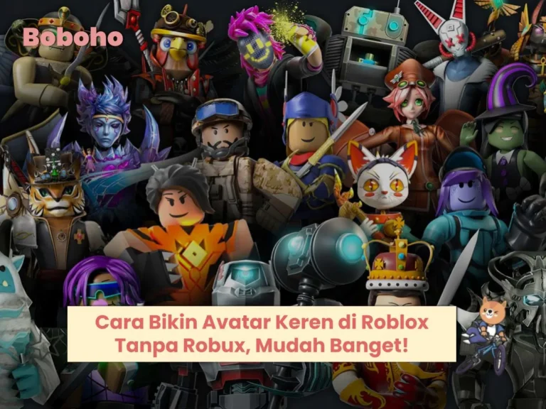 cara bikin avatar keren di roblox tanpa robux