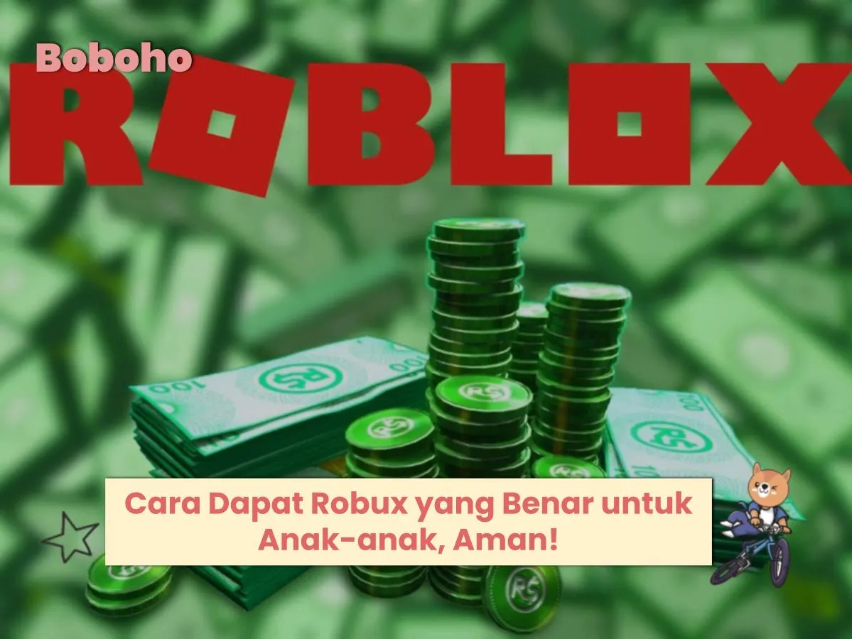 cara dapat robux yang benar untuk anak-anak