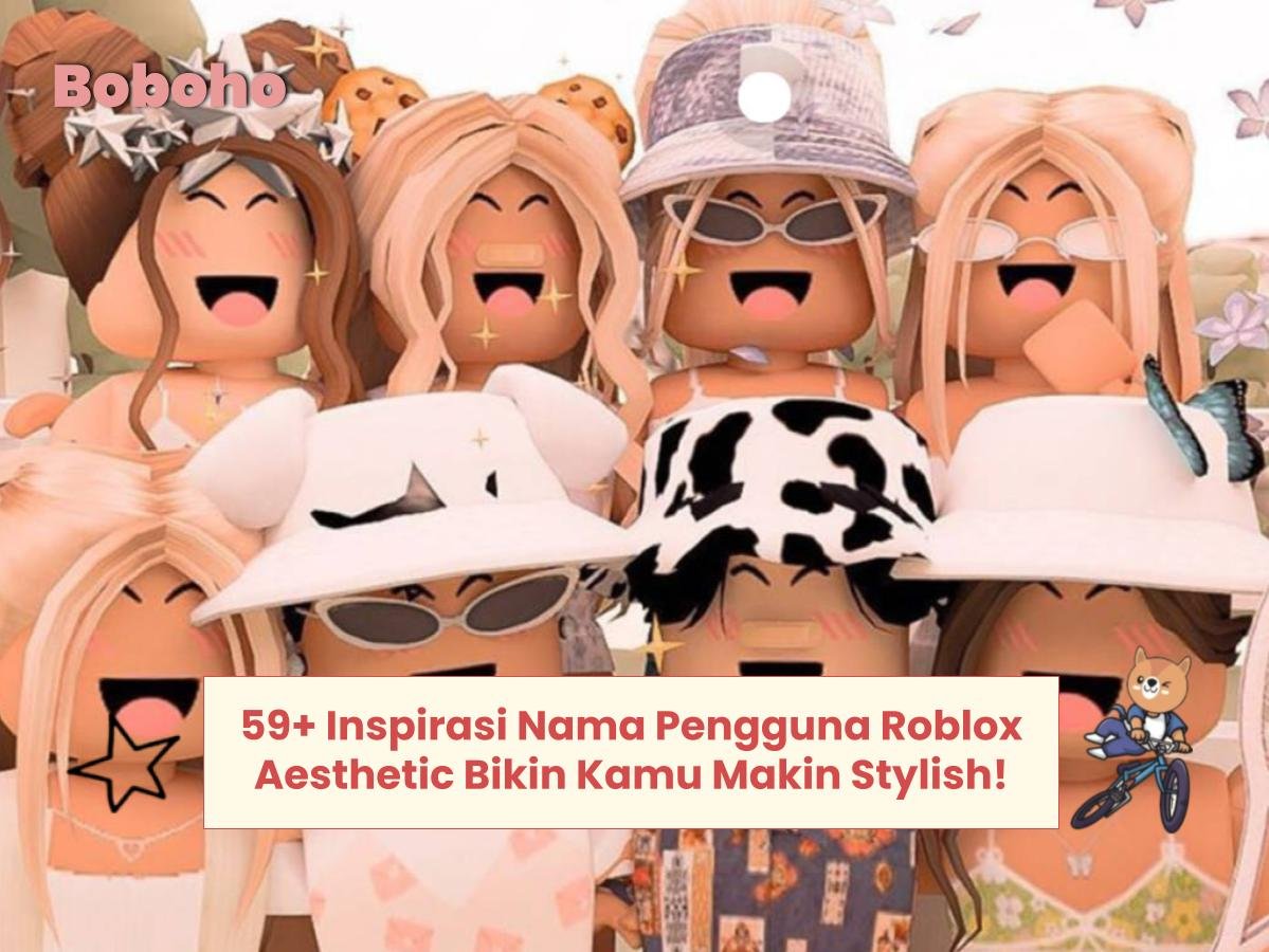 nama pengguna roblox aesthetic